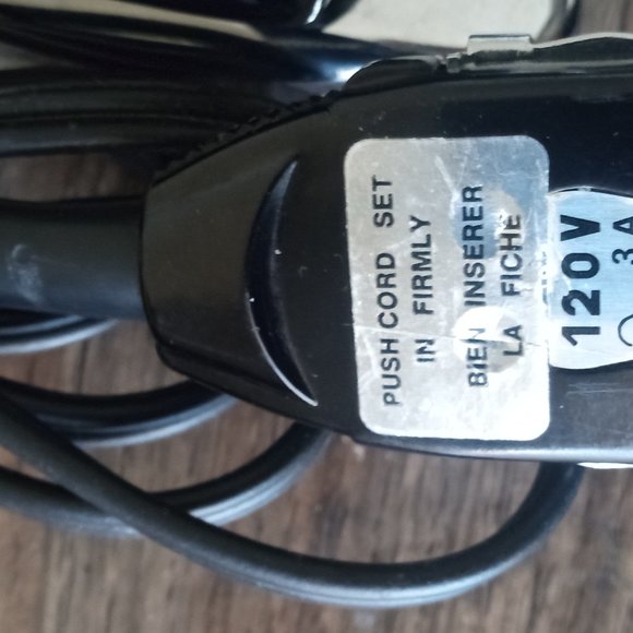 Vintage Universal Folding Handle Travel Iron With Storage Pouch Made In France - Picture 2 of 5